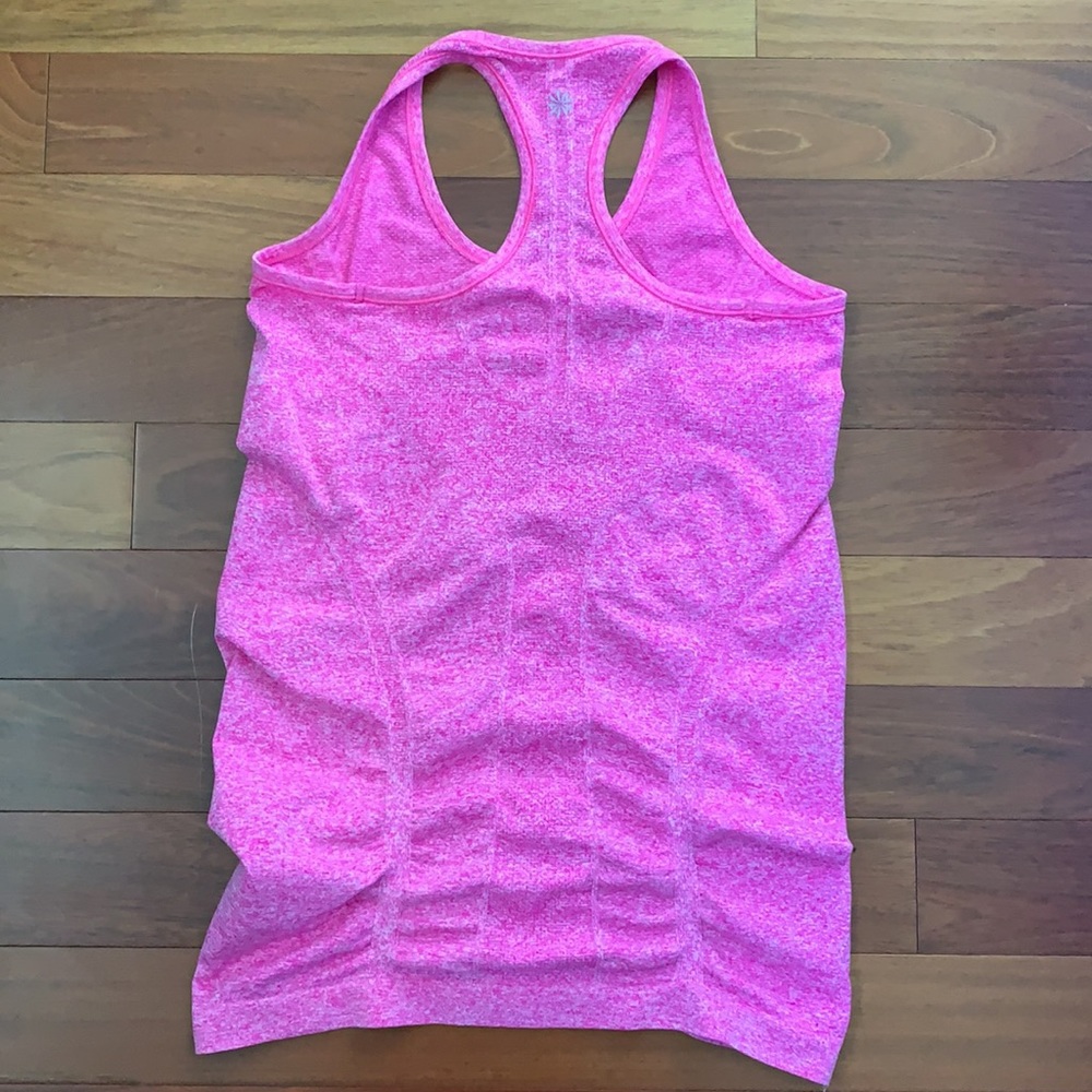 Athleta Fastest Track Racerback Pink Tank - Picture 2 of 8